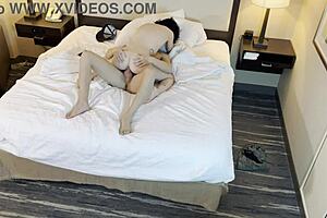 this petite 18+ beauty is getting roughly fucked in cowgirl position, riding hard 😏