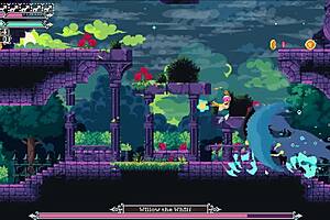 Watch The Ghost Boss Crush With Giant Boobs In Flip Witch Pixel Hentai Ep 12!