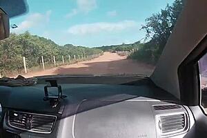 fernanda chocolate and joao have anal sex on the beach for the first time, so hot