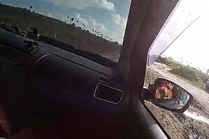 fernanda chocolate and joao have anal sex on the beach for the first time, so hot