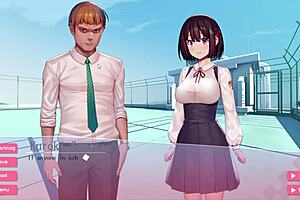 Schoolgirl Blowjob in Hentai Game 😍