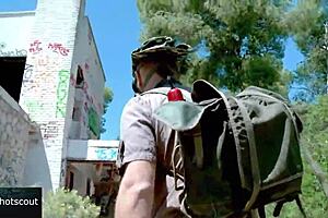 Slutty brunette enjoys cock in pussy