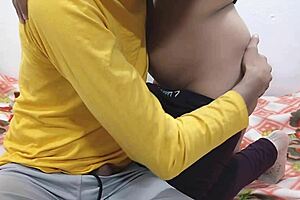 Chubby indian lover with small tits bent over for first time anal doggy style fucking, deepthroat, cowgirl, cumshot