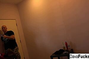 on set impromptu sex with brunette dava foxx and derrick pierce