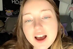 Intense Dildo Sucking and Vigorous Wet Pussy Fingering with Big Clit Toys