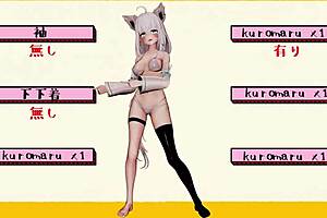 Hololive Poke Dance in 3D Cartoon Anime