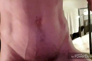 Bent over in doggystyle, amateur takes monster cock deep in big ass. 😈