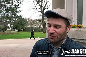 Park hookup turns into fierce anal pounding with French blonde