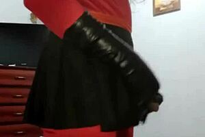 Hot Crossdressing Travesti in Homemade Anal Assfucking Sex