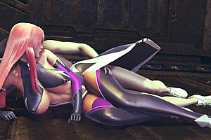 makai kishi gets spooned and creampied in tight pussy