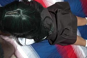 Horny Teacher Convinces Petite Latina Student For Intense Doggystyle And Creampie.