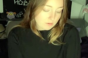 Intense Dildo Sucking and Vigorous Wet Pussy Fingering with Big Clit Toys