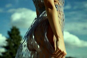 serena wood dances, showing off her big ass and tits