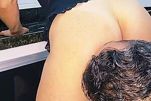 Blonde Milf Wife Gets Oral Fun And Creampie In Kitchen