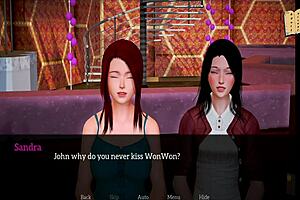 my new family 203 explores erotic game dynamics in 3d anime style.