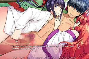 trap shrine yui and mishiro in anal sex scene with ladyboy assfucking creampie cumshot