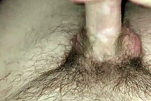 Young twink stroking hard for a messy cumshot