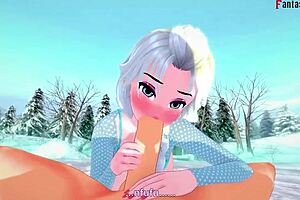 elsa gets pounded hard in frozen fantasy sex scene