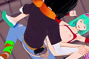 Koikatsu Dragon Ball Characters Engage In Uncensored Sex And Cumshot