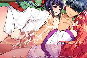 trap shrine yui and mishiro in anal sex scene with ladyboy assfucking creampie cumshot