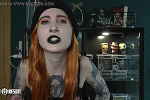 Reverse gangbang fantasy unfolds as German beauties Lou Nesbit and Lia Louise dominate in dirty talk and domination