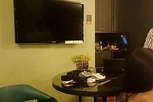 I got the taster job! Sucking monster cock at work with my big natural tits!