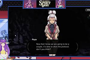 Legend of the Spirit Orbs Paya in Anime Game with Blonde Muscular Character