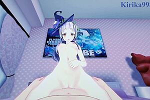 Murasaki Shion in intense hentai sex