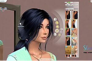 Creating Indian Teen Girl Sim in 3D Hentai