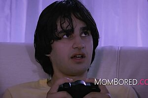 Stepson Dominates as Stepmoms Lolly Dames and Suki Sin Serve Him