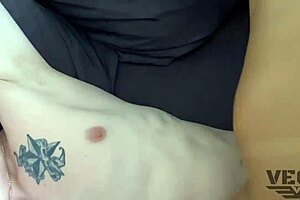 Eight wild guys slammed Monica Fox hard, leaving her stunned.