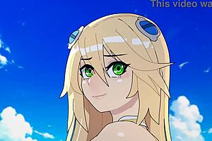 Beach episode - blazblue hentai uncensored outdoor scenes