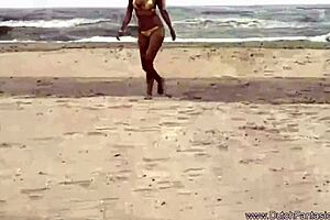 Outdoor sex with a blonde Dutch woman and a German couple