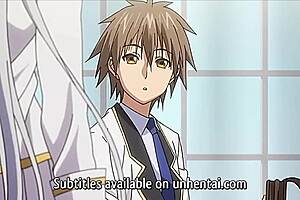 this young cute girl got anal creampied and squirted in hentai!