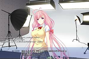 miku kohinata and laura bodewig in lesbian hentai play