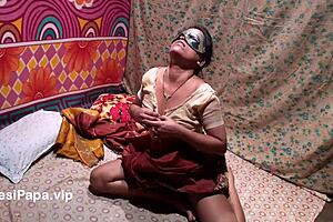 Indian girl with big boobs takes deep anal on horny ranch night. Her ass gets pounded raw.