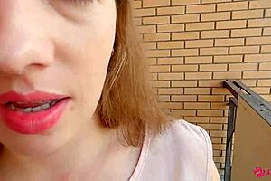 cute realtor's public cum