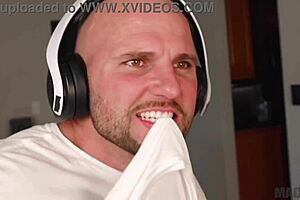 Why choose Call of Duty when you can have pussy? Reya Sunshine bent over for JMac's big cock in deepthroat and ass worship