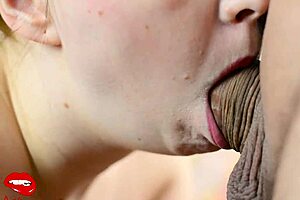 homemade russian oral session close up