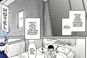 female in heat in this anime game