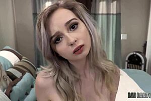 Step Daughter Lexi Lore Deserves Punishment For Shop Lifting