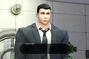 Hentai Danny Phantom Banging His Mom in Sims 4