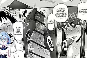 female in heat in this anime game