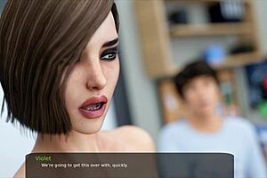 Why does violet swallow my cum after licking my ass