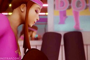 Entrenamiento Lesbico Intense Hentai Action