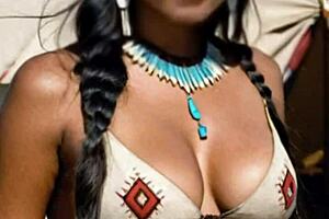 Native american woman experiences first sex with horny cowboy