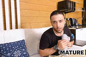 Mature4k Chubby Mature Woman Has Pussy Filled With Mans Cock In Sauna