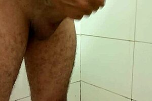 i rotate my big cock in solo gay masturbation