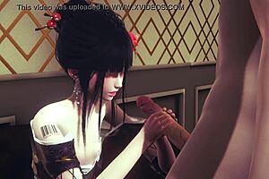 Yaoi Femboy Mio Gives Handjob and Fuck