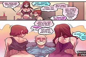 Naughty inlaw part 6 lucky oldman gets threesome with two sexy teen girls anal